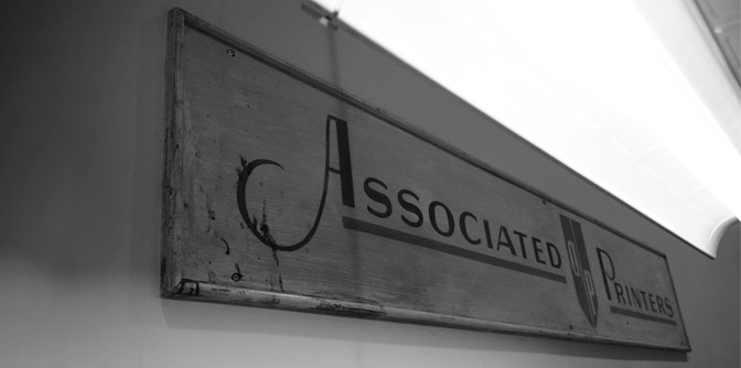Associated Printers sign