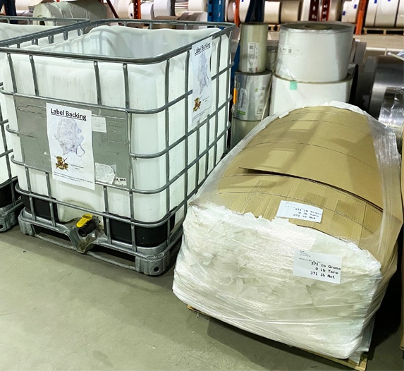 Baled Label Liner