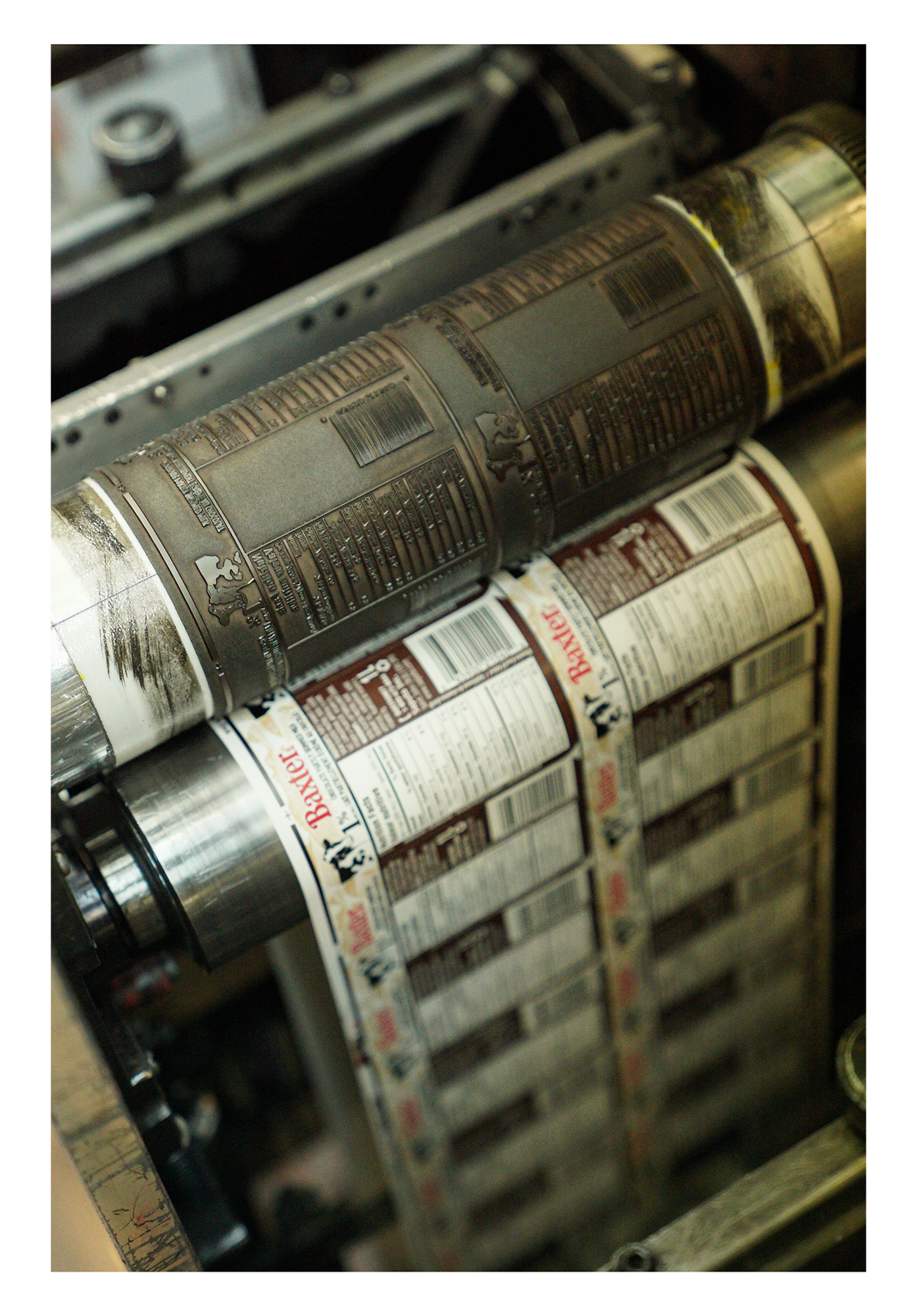 Flexo printing for labels