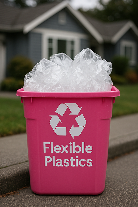 BC Flexible Plastics Recycling Bin