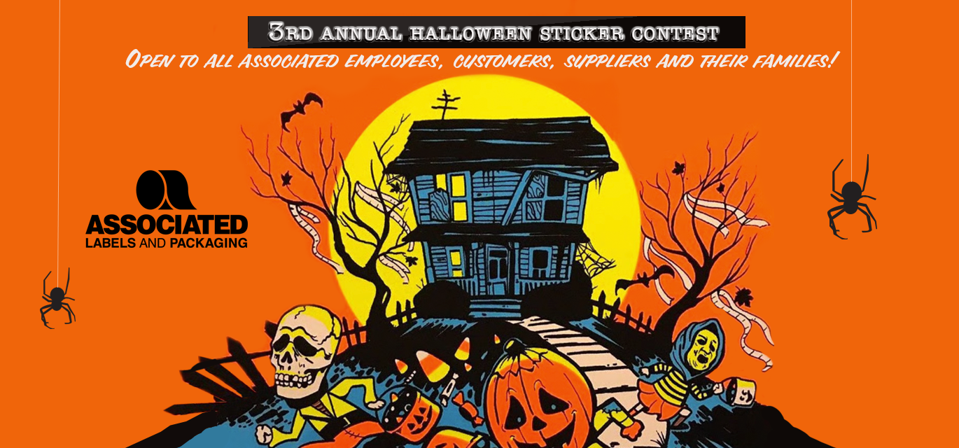 Halloween Sticker Contest from Associated Labels and Packaging